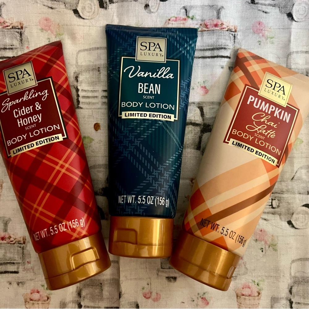 LIMITED EDITION Set - Sparkling Cider & Honey, Vanilla Bean, Pumpkin Chai 🍁🍂🍁